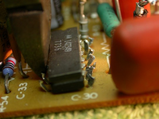 Clipping out a bad IC