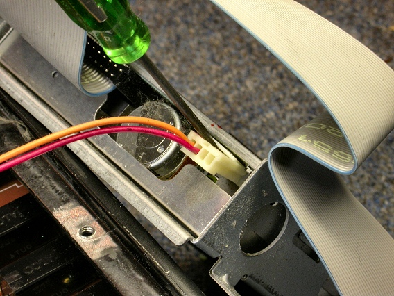 Removing the Drive Unit's Power Cable