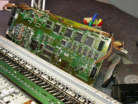 Main PC Board Removed