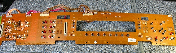 The Korg M1's Front Panel Circuit Board