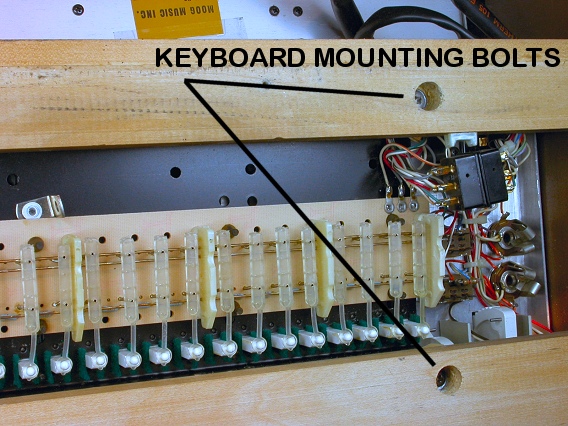 Keyboard Assembly Mounting Bolts