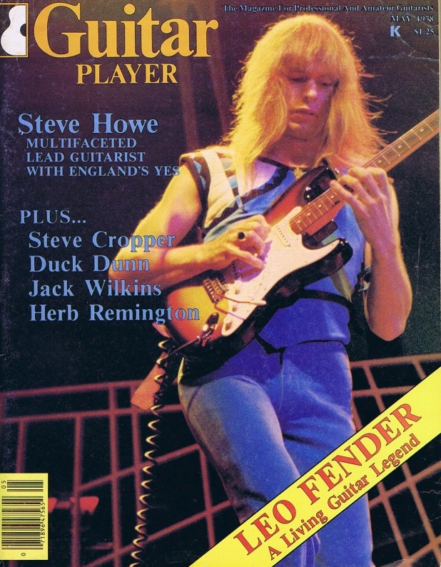 Guitar Player Magazine Cover, May 1978, featuring Steve Howe