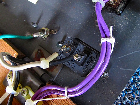 Broken AC inlet wire in Juno-106