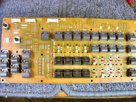 MOTIF right-hand switch board, component side