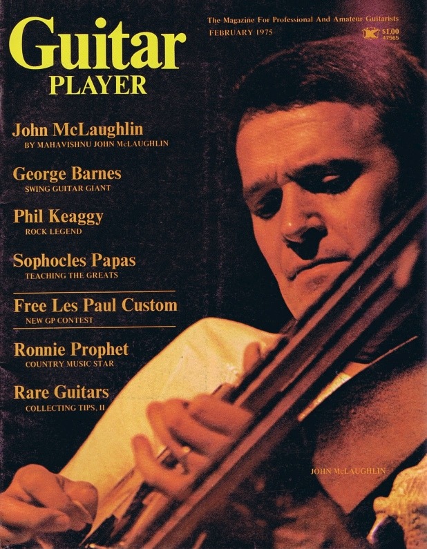 Guitar Player Magazine Cover, Feb 1979, featuring John_McLaughlin