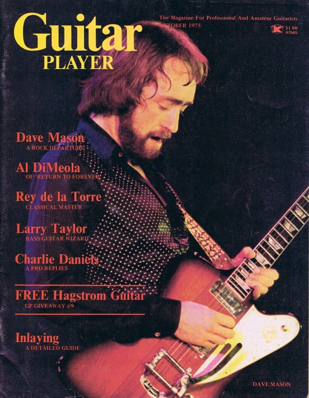 Guitar Player Magazine Cover, Oct 1975, featuring Dave_Mason