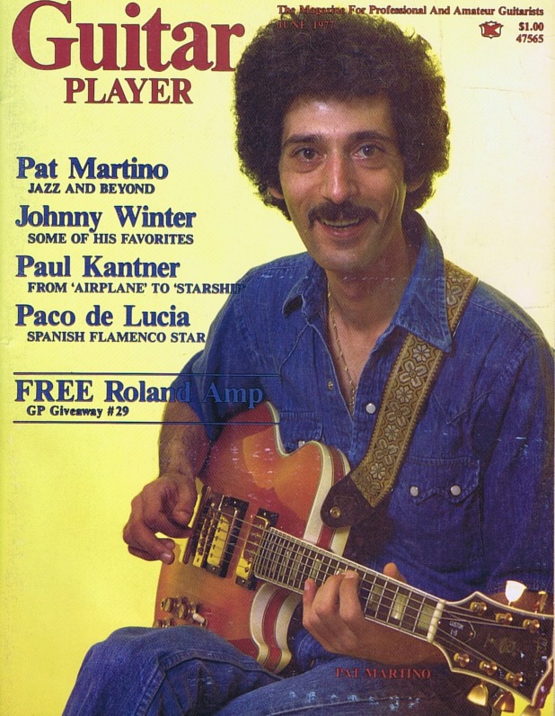 Guitar Player Magazine Cover, Jun 1977, featuring Pat Martino