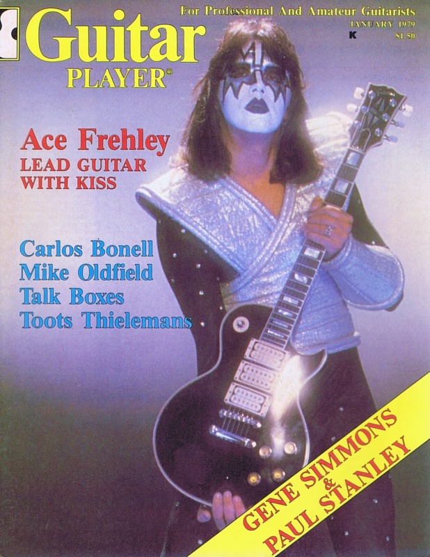 Guitar Player Magazine Cover, Jan 1979, featuring Ace Frehley