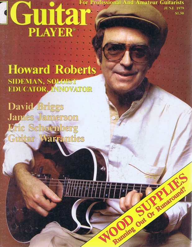Guitar Player Magazine Cover, Jun 1979, featuring Howard Roberts
